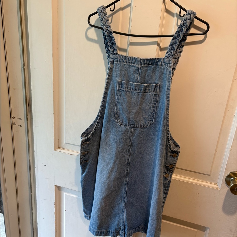 Celebrity Pink Blue Denim Women Jeans Overalls